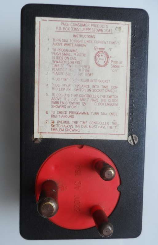 ANALOG PLUG IN TIMER  PACE TIME SENTRY `1`, plug in time controller
