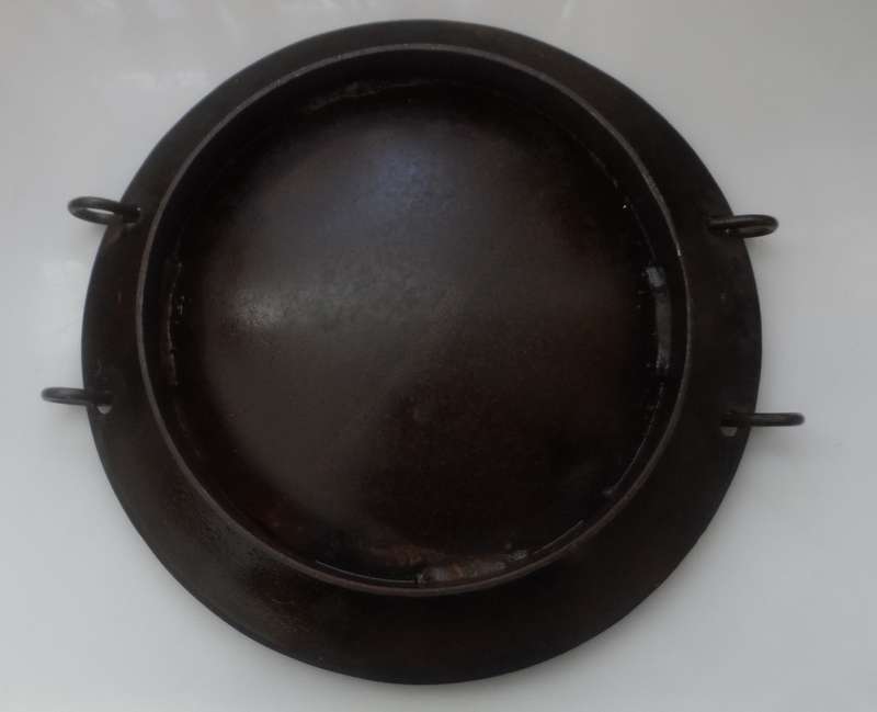 SOLID CAST IRON , GAS COOKER TOP, SKOTTEL BRAAI,  GRILL PAN, ROTI PAN