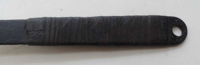 SOLID CAST IRON , 2 LADLES ,VINTAGE CAST , for smelting, wax pouring, blacksmithing burlap wrap hand