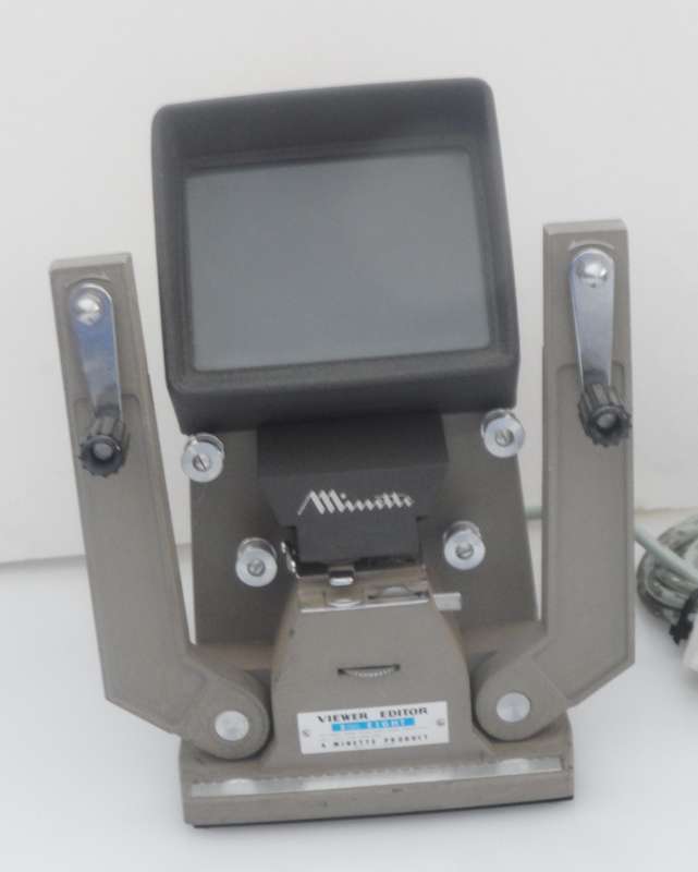 VINTAGE MINETTE SUPER / STD 8 mm, FILM VIEWER , EDITOR