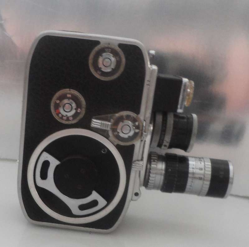 VINTAGE  1959 BOLEX PAILLARD 8L, COMPUMATIC , 8 mm , CINE CAMERA serial No.774657