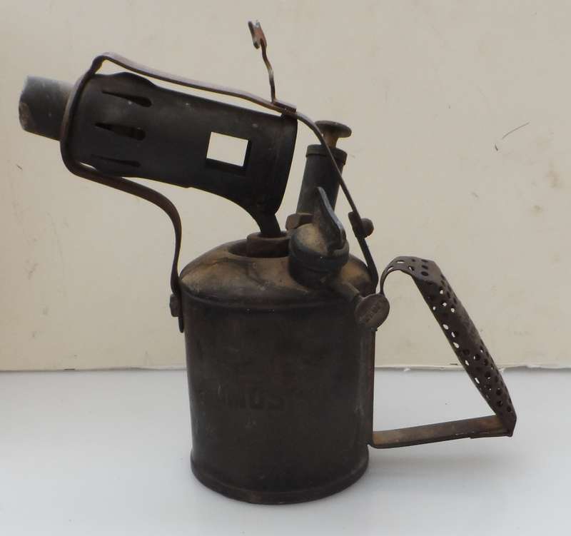 VINTAGE 1940,s , PRIMUS model No. 632 BRASS BODY BLOW TORCH  , STOCKHOLM SWEDEN