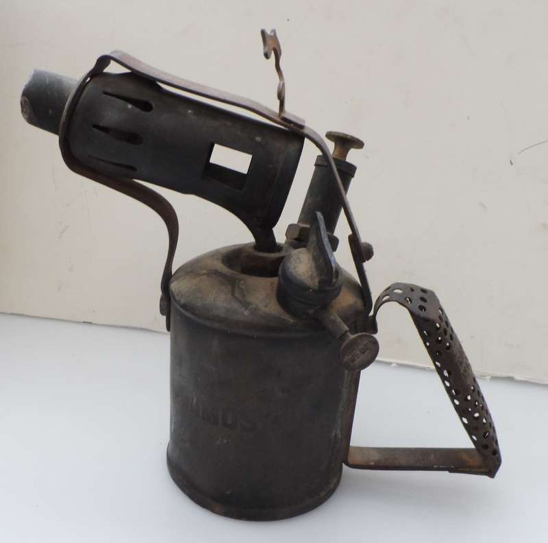 VINTAGE 1940,s , PRIMUS model No. 632 BRASS BODY BLOW TORCH  , STOCKHOLM SWEDEN