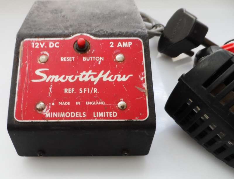 VINTAGE SCALEXTRIC SMOOTHFLOW MINIMODELS LTD 12 VOLT POWER SUPPLY