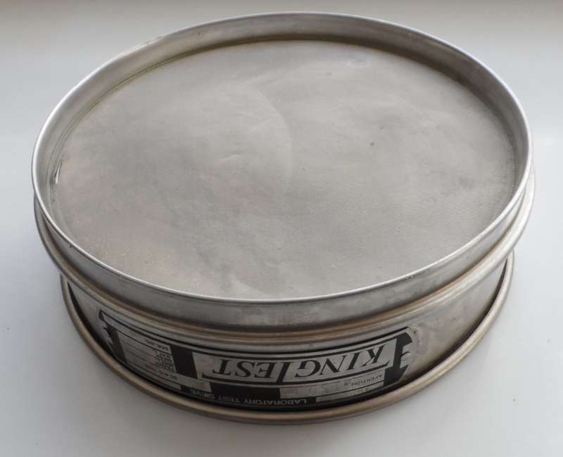 LABORATORY TEST SIEVES ,1 x LABOTEC, & 1 x KINGTEST , 200mm / 8ins diam. 50 mm /2 ins depth