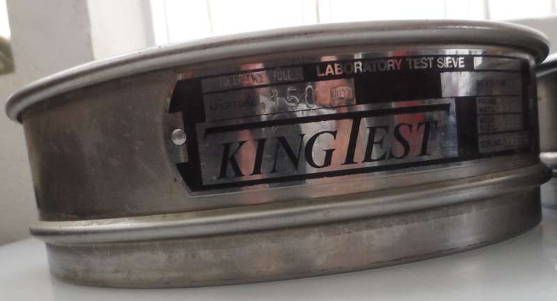 LABORATORY TEST SIEVES ,1 x LABOTEC, & 1 x KINGTEST , 200mm / 8ins diam. 50 mm /2 ins depth