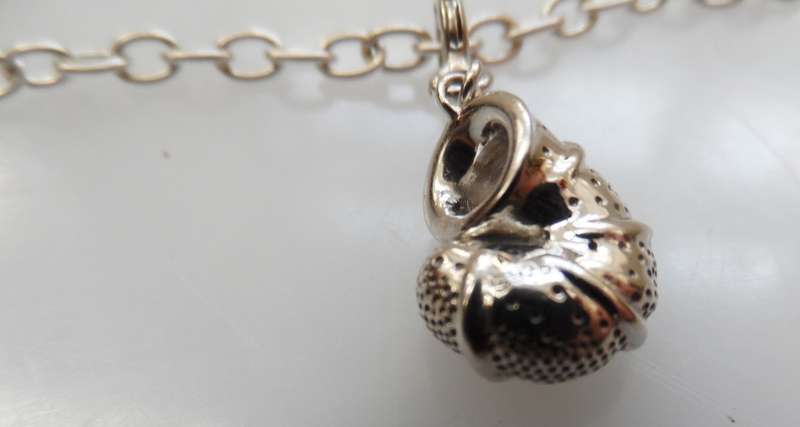 Silver charm bracelet ,turtle, sea horse, starfish,  & nautilus shell charms 800 mm / 31 ins length