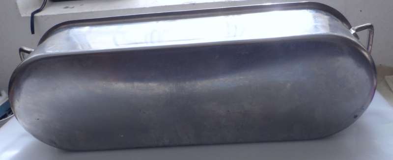 STAINLESS STEEL SALMON POACHER ,STEAMER, ROASTER, BAKING PAN, SMOKER PAN ,OVAL - FISH KETTLE