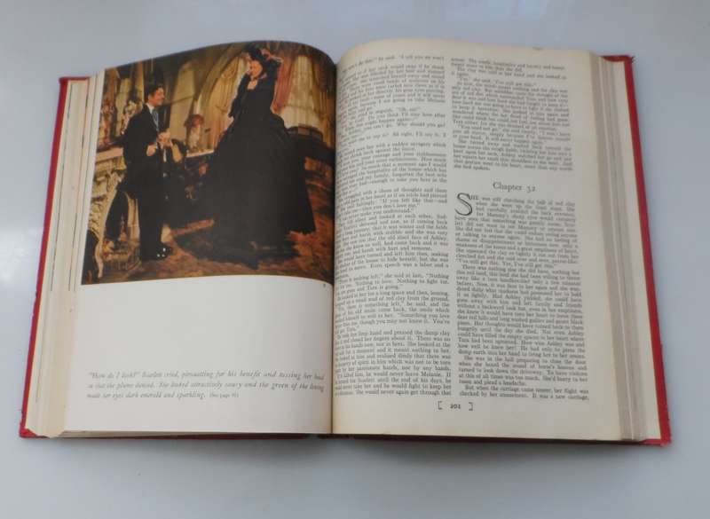 Gone With The Wind by Margaret Mitchell 1940  - MOTION PICTURE EDITION-rare collectible film edition