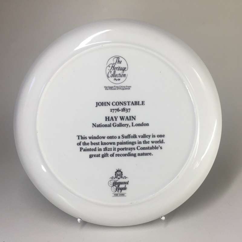 ROYAL DOULTON VINTAGE PORCELAIN DISPLAY , WALL PLATE  9342C  ` THE HAY WAIN  by JOHN CONSTABLE  `