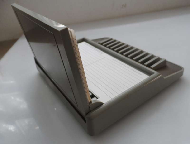 VINTAGE TELEPHONE INDEX MECHANICAL PHONE NUMBER DIRECTORY BiP His Excellency T300