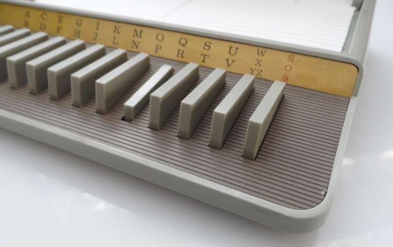 VINTAGE TELEPHONE INDEX MECHANICAL PHONE NUMBER DIRECTORY BiP His Excellency T300