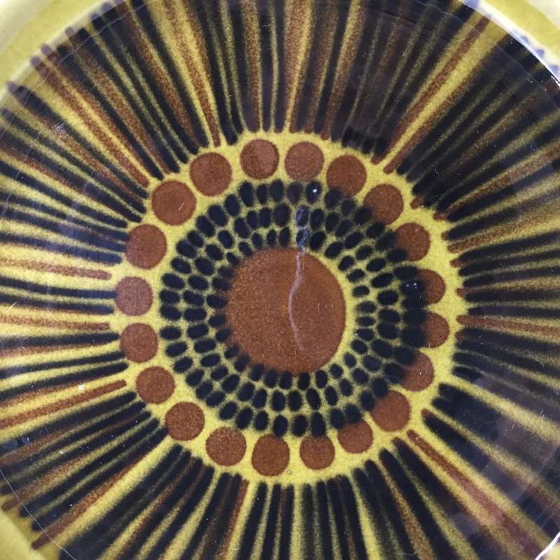 ARABIA  ' KOSMOS ' HEAVY PORCELAIN PLATE  made in Finland