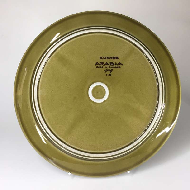 ARABIA  ' KOSMOS ' HEAVY PORCELAIN PLATE  made in Finland