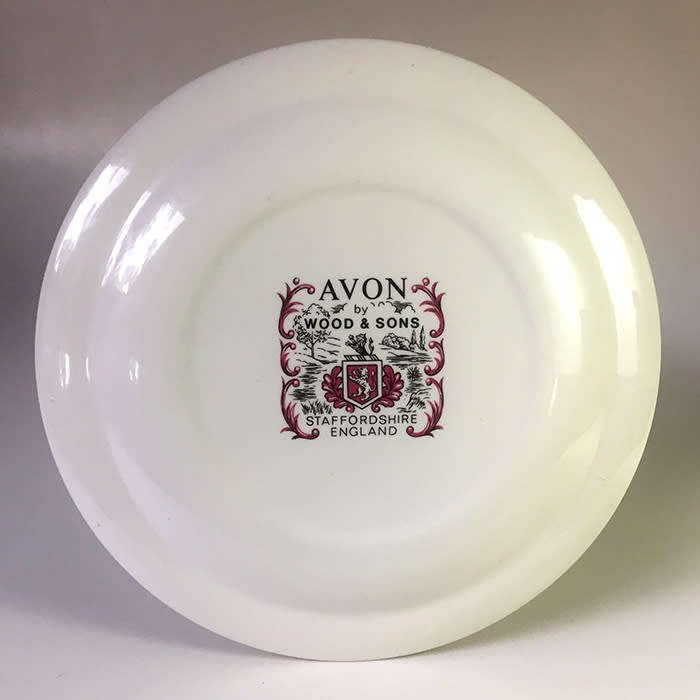 AVON by WOOD & SONS  Staffordshire England   '50th ANNIVERSARY  ' CABINET  / DISPLAY PLATE