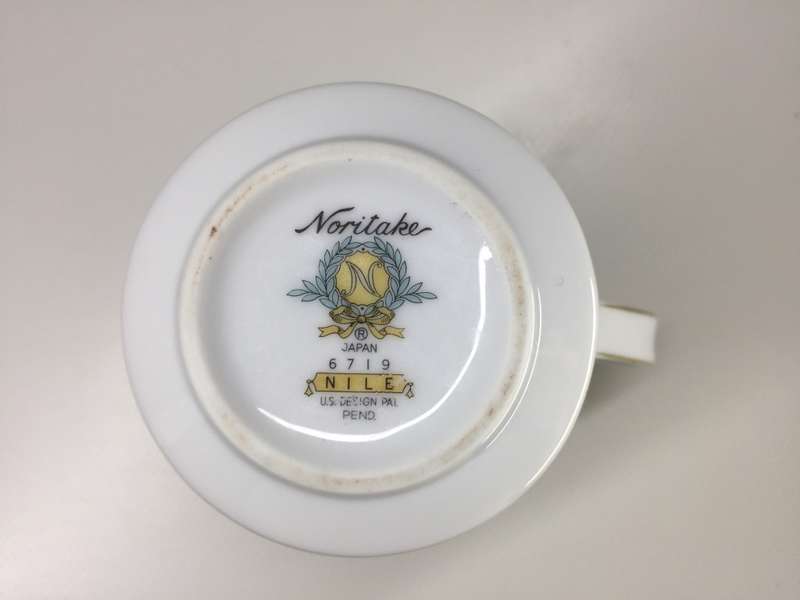 NORITAKE  JAPAN CREAMER   'NILE  '  design No. 6719