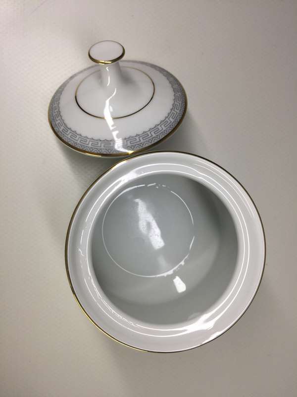 NORITAKE JAPAN LIDDED SUGAR BOWL   'NILE ' design  No. 6719