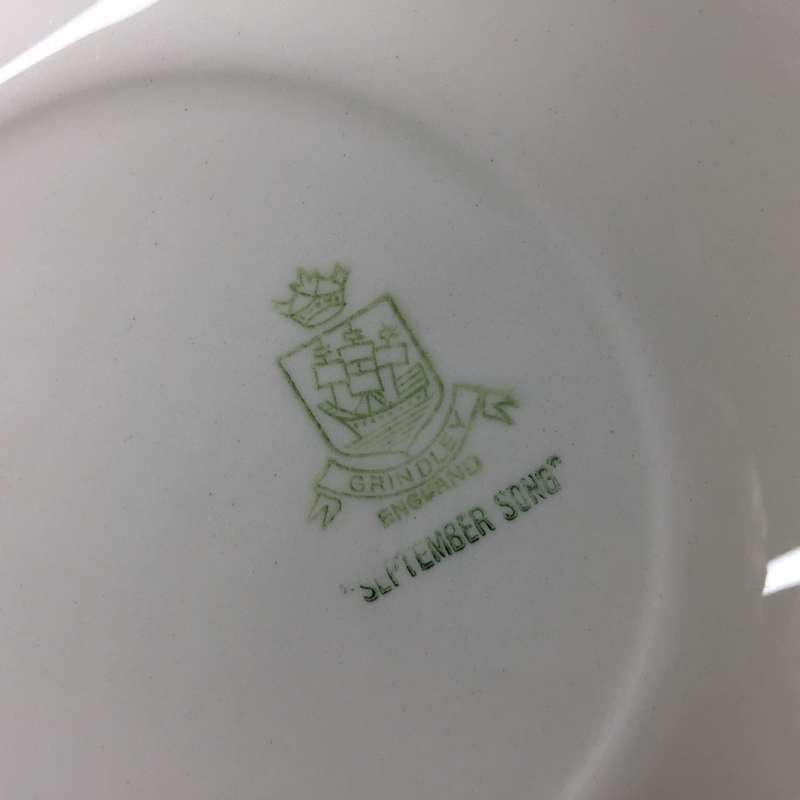 GRINDLEY ENGLAND  OVAL CAKE / SIDE PLATE  ' SEPTEMBER SONG '      3 availabe