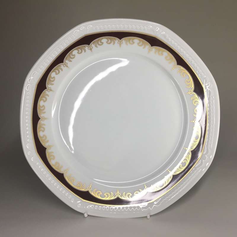 MITTERTEICH  BAVARIA , TRIOS  burgundy & gold design       set of three