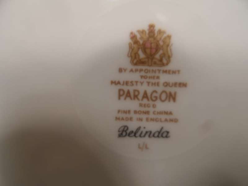 PARAGON  replacement cake / side plate  ' BELINDA '