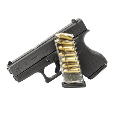 Glock 43 Magazine by ETS - 9mm, 7 round mag