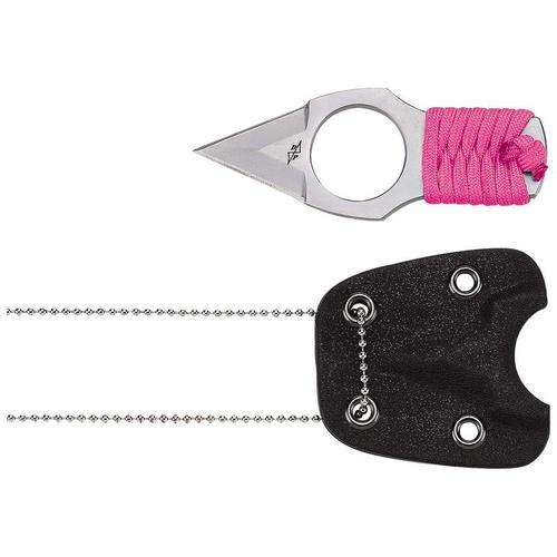 Meyerco Dirk Pinkerton Variable Broadhead Neck Knife - PINK
