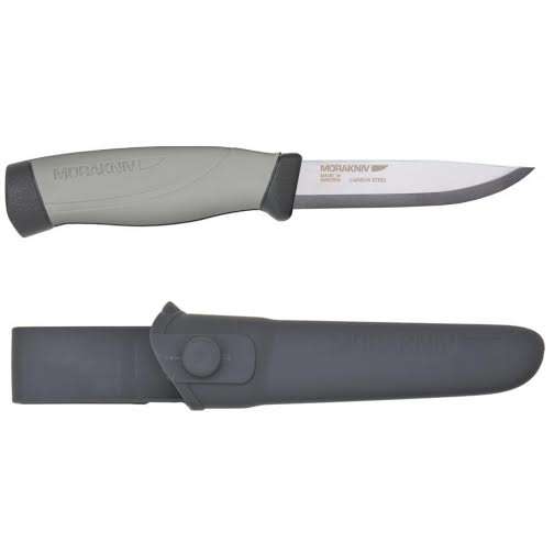 Morakniv Craftline HighQ Robust Trade Knife with Carbon Steel Blade and Combi-Sheath, 4.1-Inch