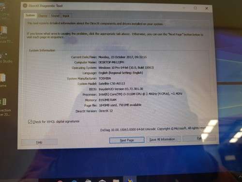 Toshiba Satellite C50-A0113