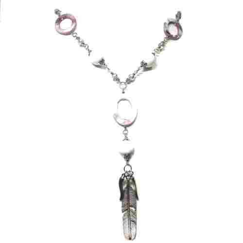 Necklace, European style Necklace, Nacre necklace +/- 90cm