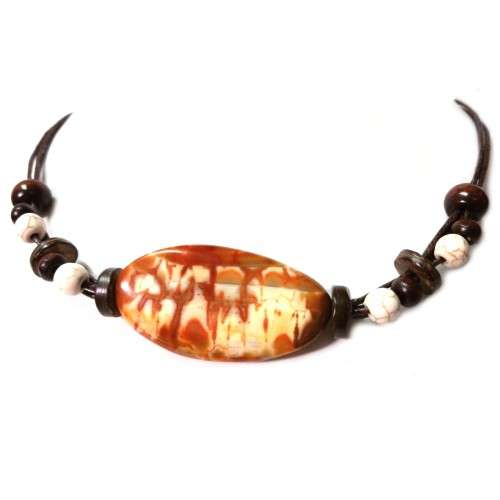 Necklace, European style Necklace, Achat Necklace