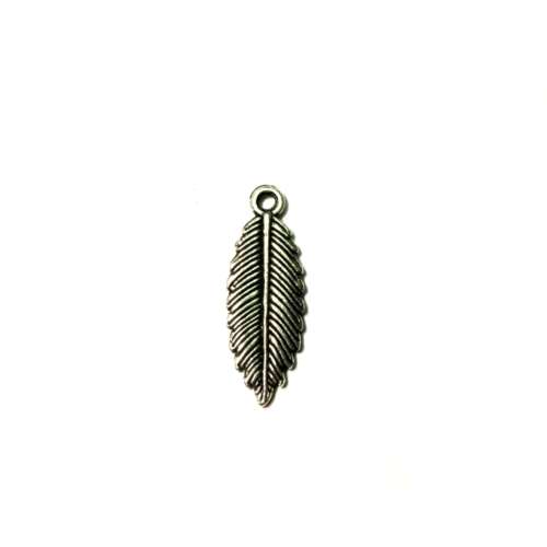 Pendant - 5pcs - Charm 25x8mm - for crafting - Nickel free Metal