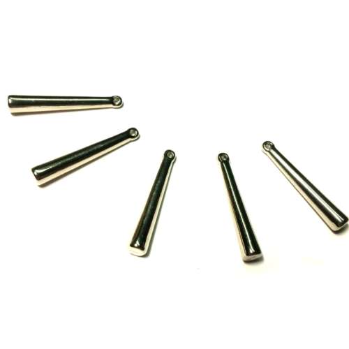 Metal Beads - pendant / 33mm x 5mm -Price p.10pcs / Beads for jewellery crafting - Nickel free Beads