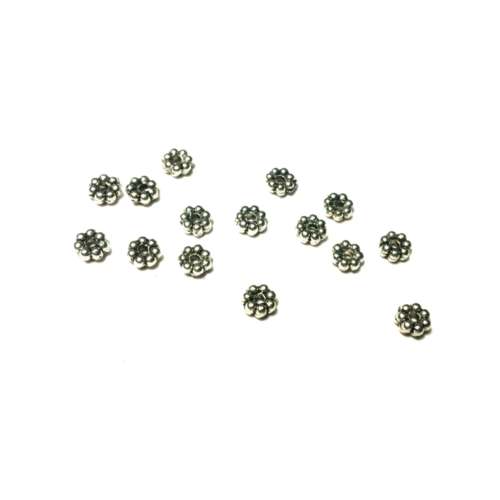 Beads / Metal Beads / 5mm x 2mm / Price for 60pcs / Beads for jewellery crafting - Nickel free Beads