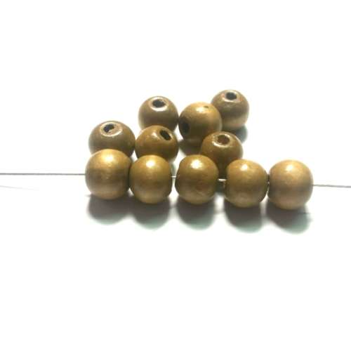 Beads / Wooden Beads  8mm light brown Beads- 40 pcs/ Beads for crafting