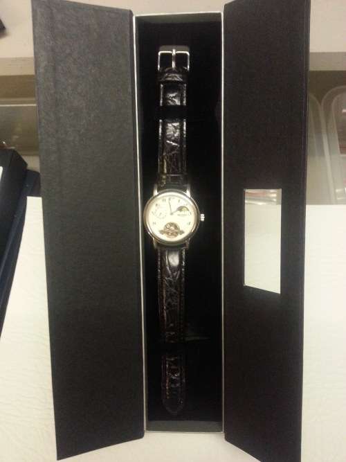 Regent  - Made in Germany- mechanik with Glass Bottom -skelett-