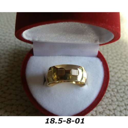 Wedding Rings - Brass - 18.5 diameter -width 8mm- different designs - see pictures