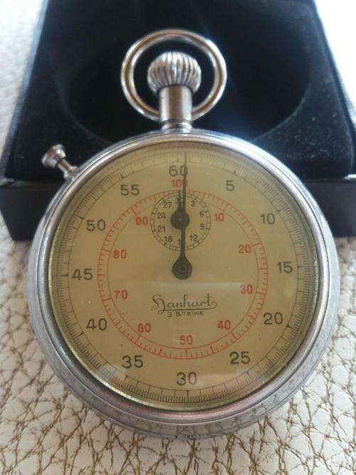 Vintage Stopwatch -working- Hanhart - German-Swiss - 1901-1949