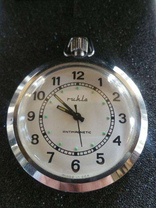 Vintage Pocket watch -working- UMF Ruhla - Made in East Germany DDR - Occupation Time