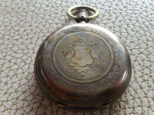 Antique Pocket  watch Longines 800 Silver Case with Enamel Dial -Watchmaker Treasures