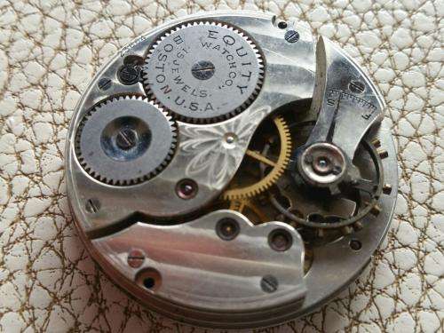 Antique Pocket watch Equity USA Movement with Dial -Watchmaker Treasures