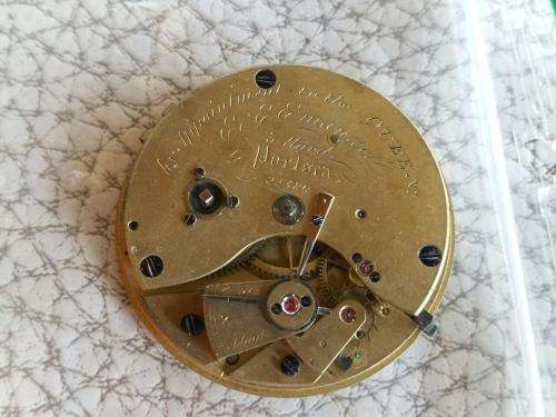 Antique Pocket watch Movement with Dial -History engraving-Watchmaker Treasures