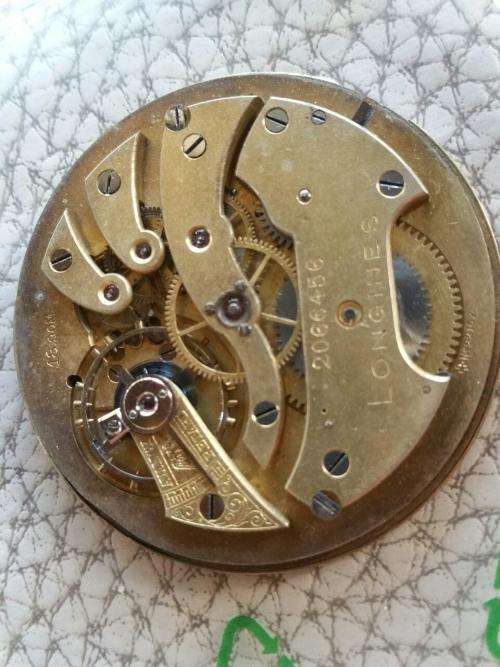 Antique Pocket watch Movement with Dial -Longines-Watchmaker Treasures
