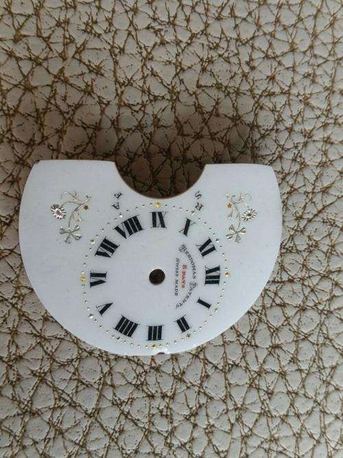 Antique watch Dial Enamel - Hebdomas Patient- Swiss Made -Watchmaker Treasures