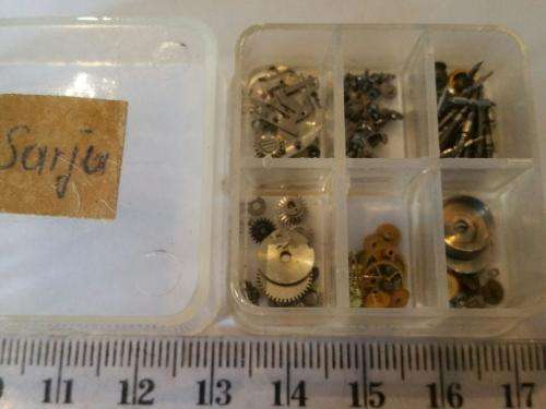 watch parts - gears and more - Watchmaker or crafter - find your Treasure