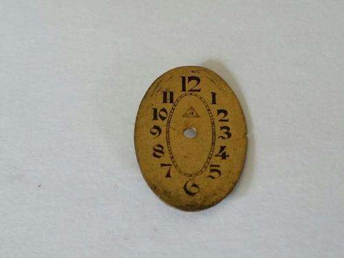 Antique watch Dial Alpina 24.5mmx14.8mm -Watchmaker Treasures