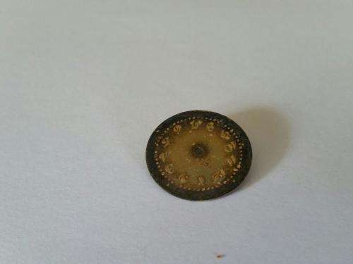 Antique watch Dial  19.5mm round -Watchmaker Treasures