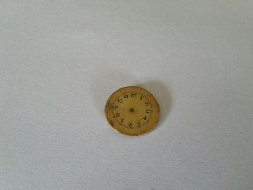 Antique watch Dial   18.5mm round -Watchmaker Treasures