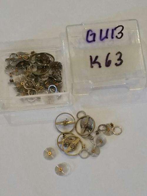 Watch parts Glashütte Kaliber 63 in a box -Watchmaker Treasures