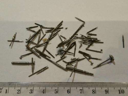 Watch parts winding stems diverse -Watchmaker Treasures