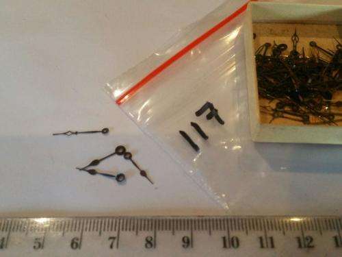 Watch parts - hands for antique watches- divers in a box -Watchmaker Treasures